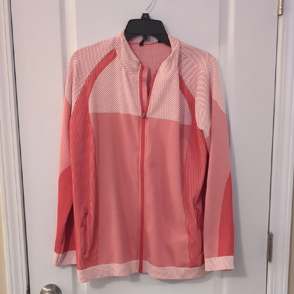 LevelWear Women's Pink Zip Up